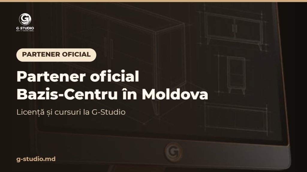 Partener oficial Bazis-Centru în Moldova: Acum puteți cumpăra licența și urma cursurile la G-Studio