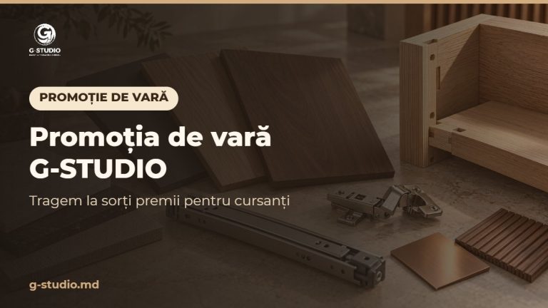 Promoția de vară G-STUDIO: tragem la sorți premii pentru cursanți